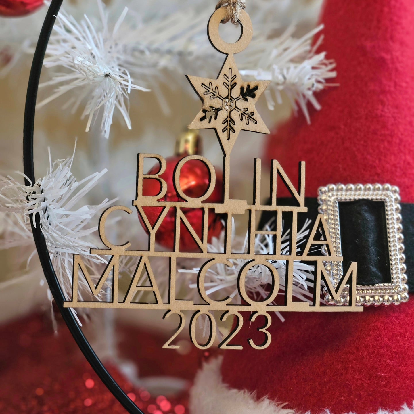 Personalized Family Christmas Tree Ornaments